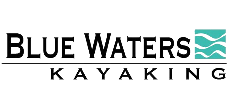 Blue waters kayaking logo
